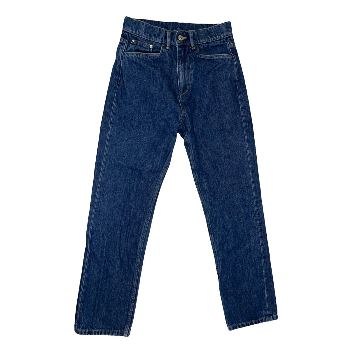 Pre-owned Wandler Straight Jeans In Blue