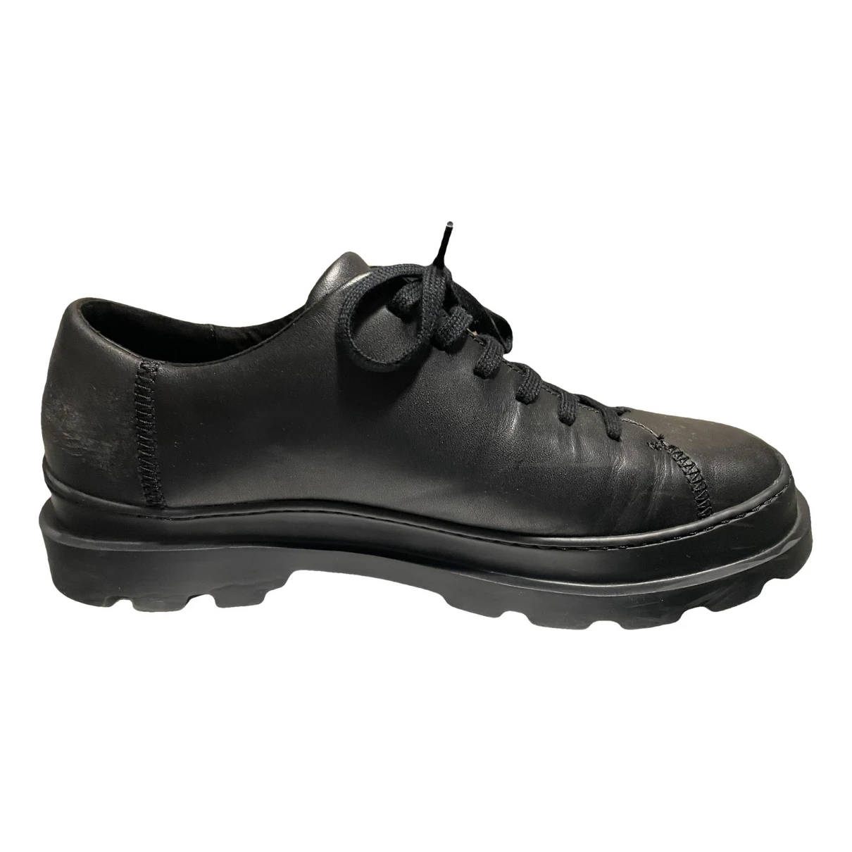 Pre-owned Camper Leather Boots In Black