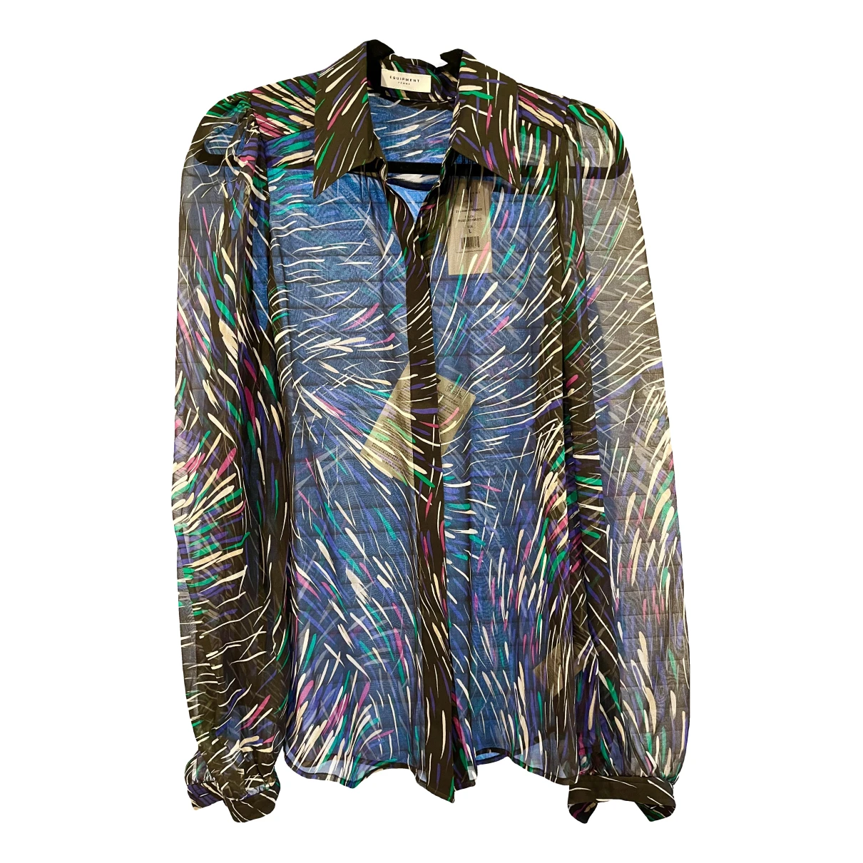 Pre-owned Equipment Silk Shirt In Multicolour