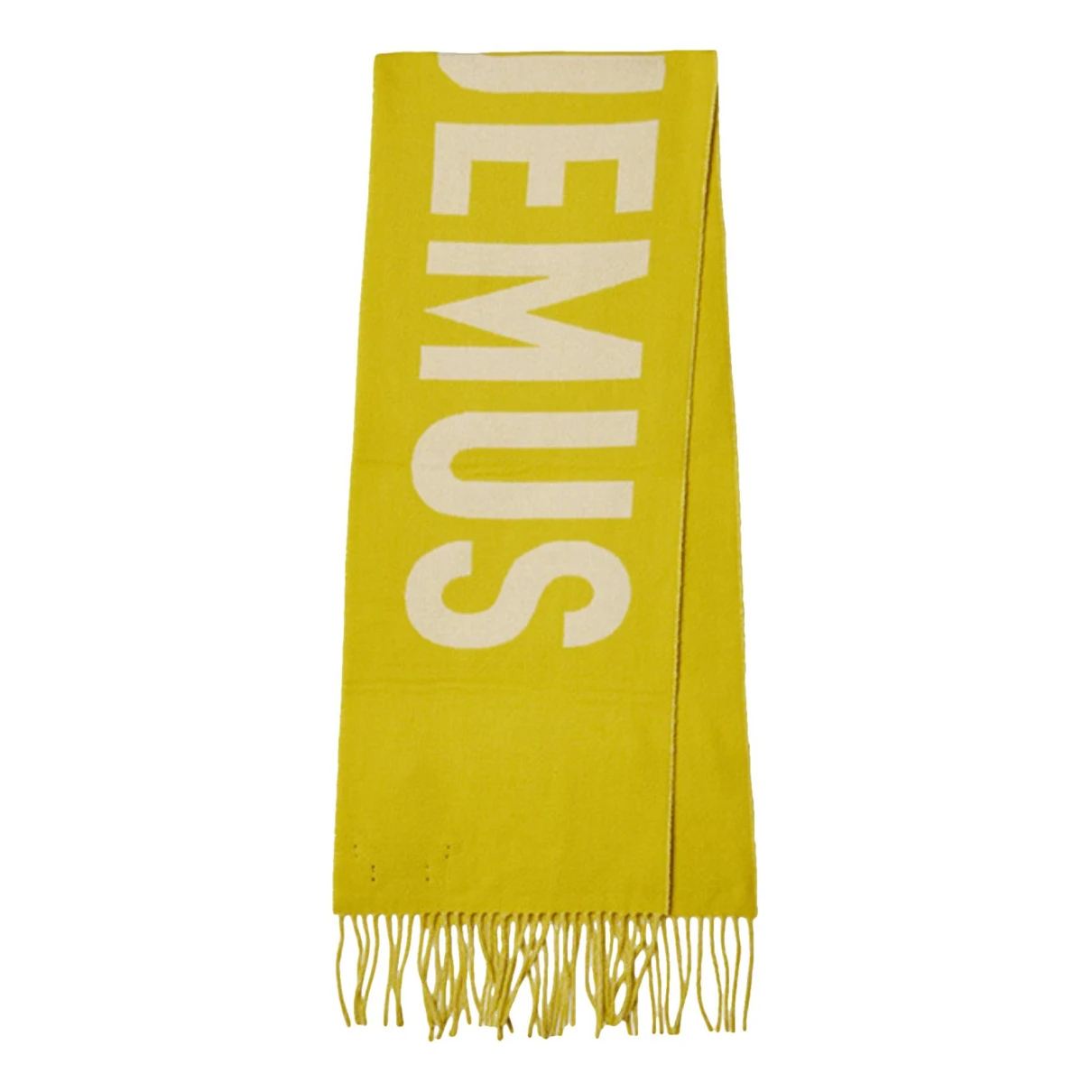 Pre-owned Jacquemus Wool Scarf In Yellow