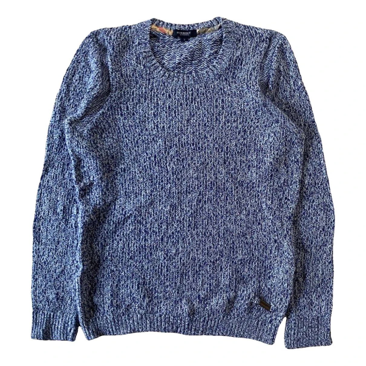 Pre-owned Burberry Cashmere Sweatshirt In Blue