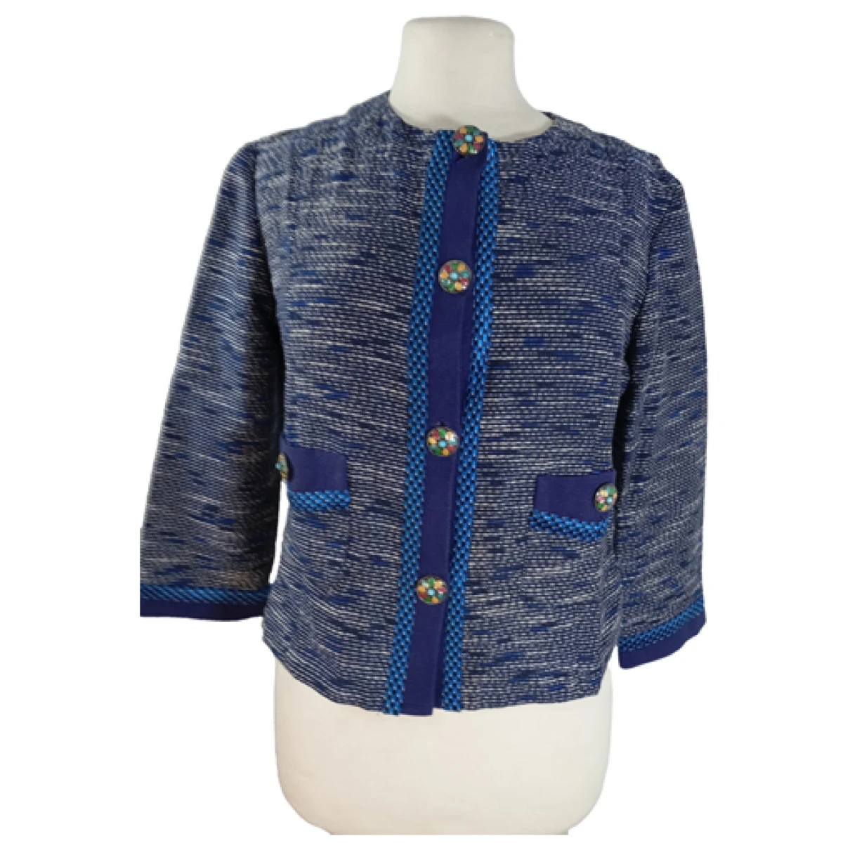 Pre-owned Etro Short Vest In Blue