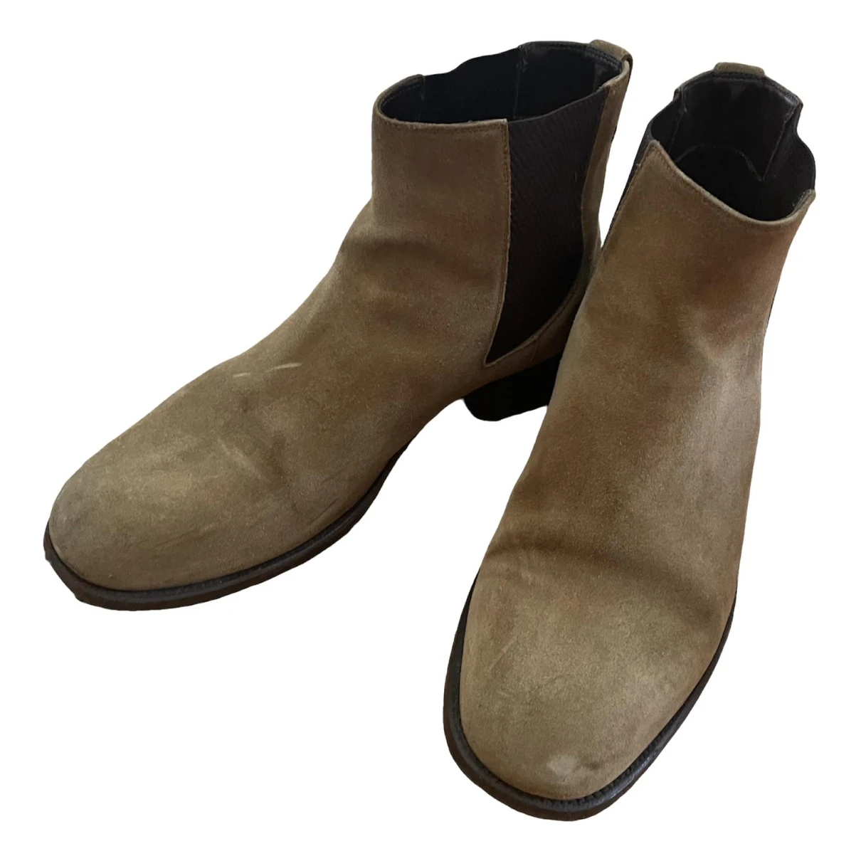 Pre-owned Tom Ford Boots In Beige