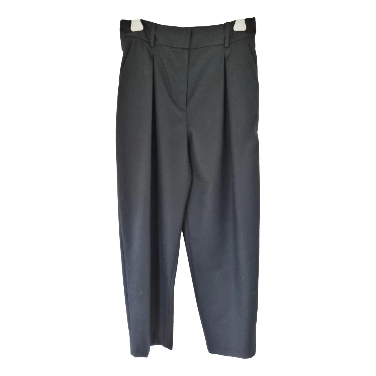 Pre-owned Iro Wool Carot Pants In Black