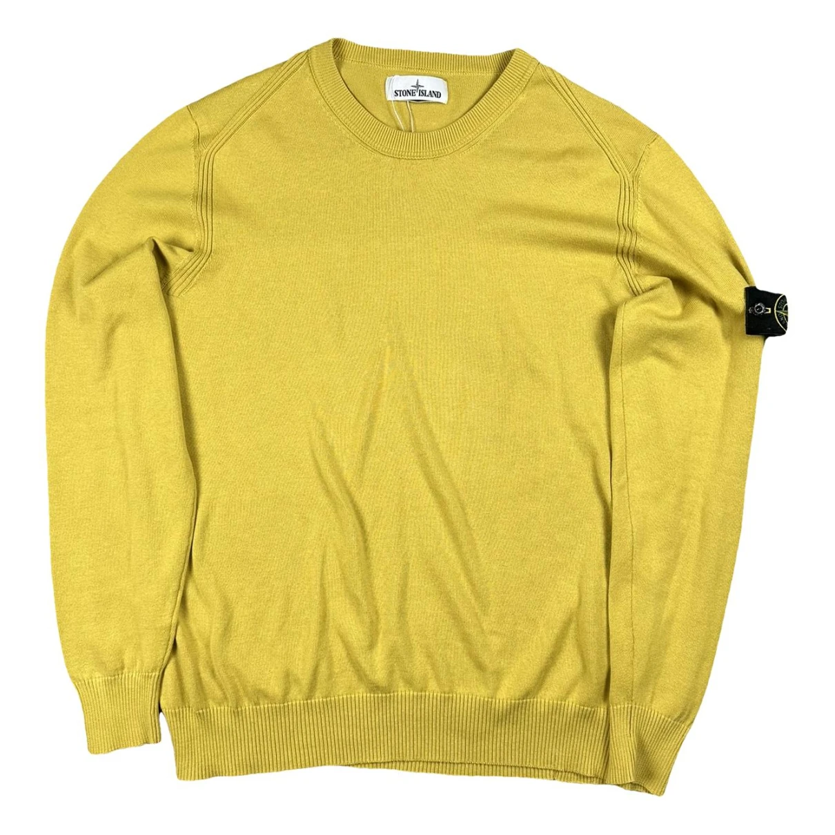 Pre-owned Stone Island Sweatshirt In Yellow