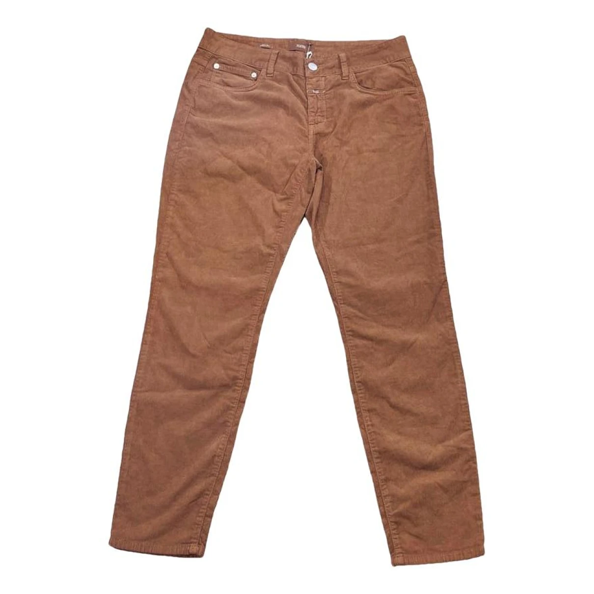 Pre-owned Closed Slim Pants In Brown