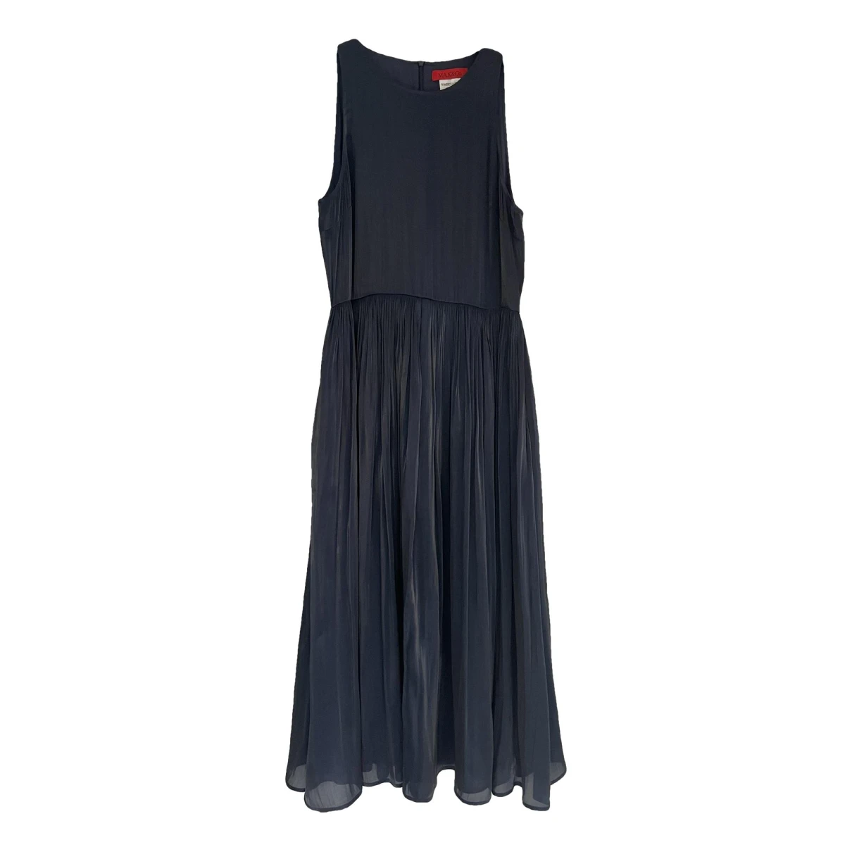 Pre-owned Max & Co Maxi Dress In Blue