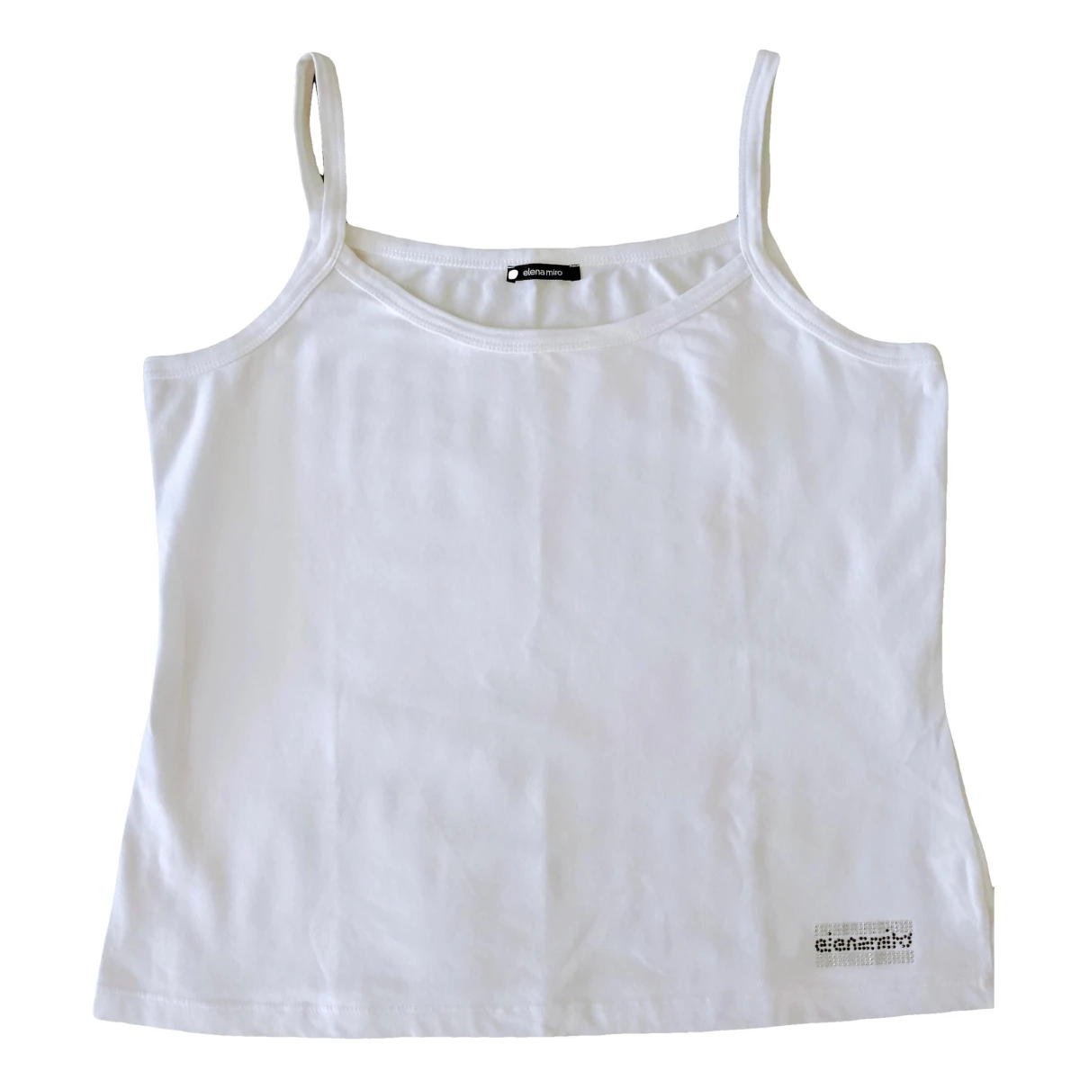 Pre-owned Elena Miro' Vest In White