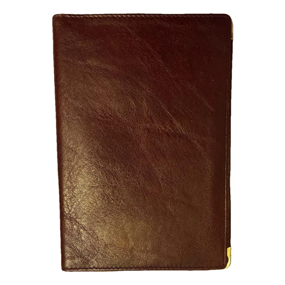 Pre-owned Cartier Leather Wallet In Brown