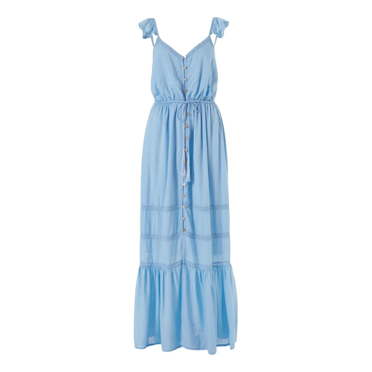 Pre-owned Melissa Odabash Maxi Dress In Blue