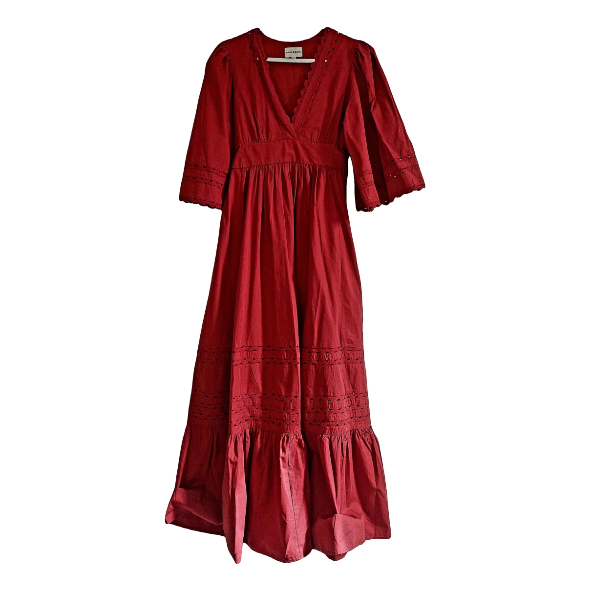 Pre-owned Antik Batik Maxi Dress In Red