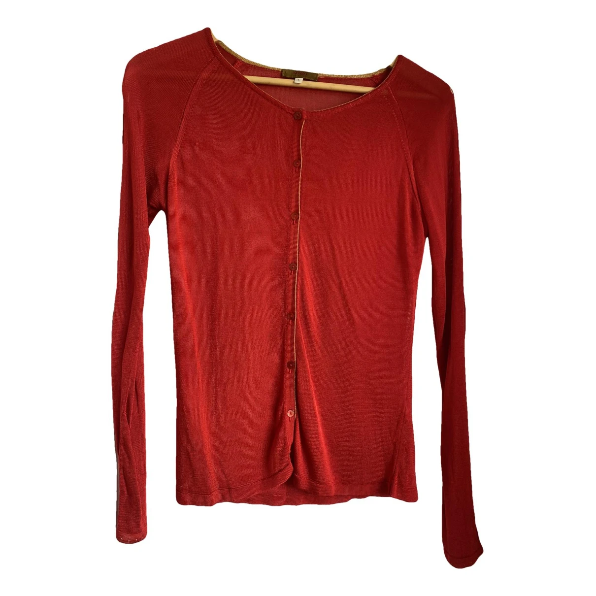 Pre-owned Kenzo Cardigan In Red