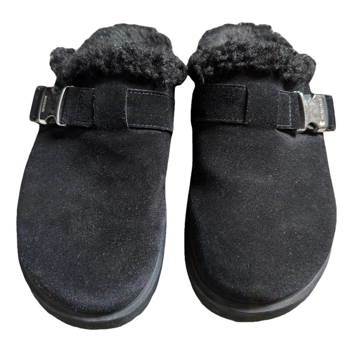 Pre-owned Moncler Sandals In Black
