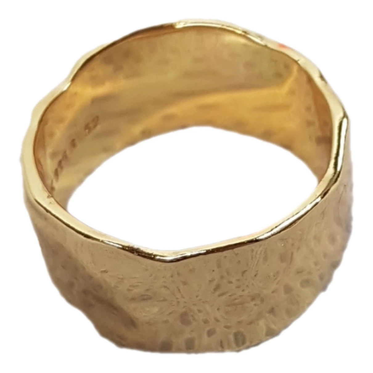 Pre-owned Jane Koenig Silver Ring In Gold