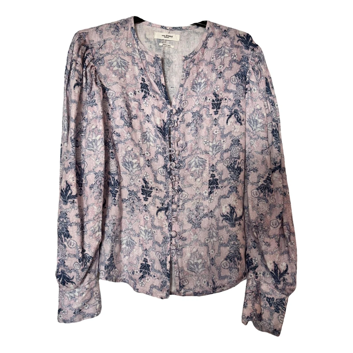 Pre-owned Isabel Marant Étoile Linen Shirt In Pink