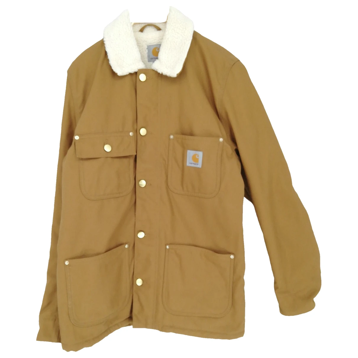 Pre-owned Carhartt Parka In Brown