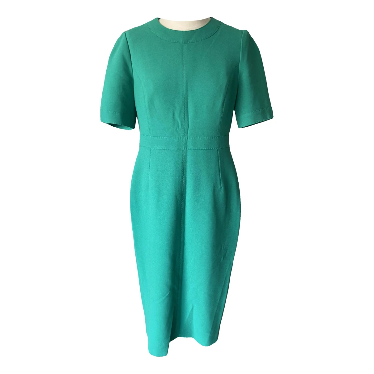 Pre-owned Lk Bennett Mid-length Dress In Green