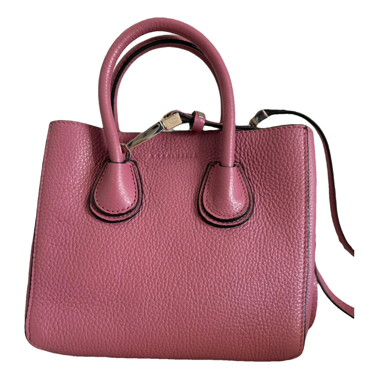 Pre-owned Coccinelle Leather Mini Bag In Pink