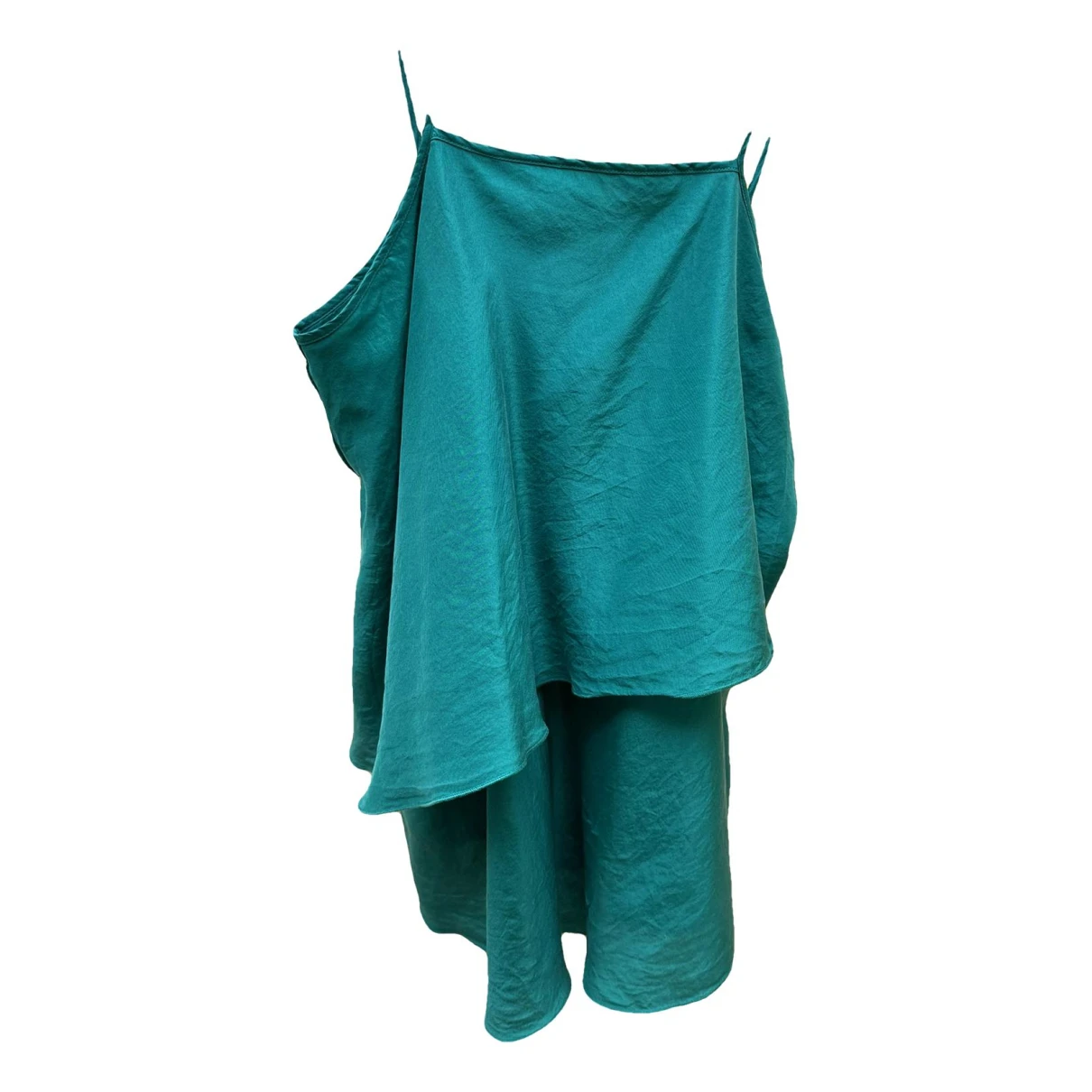 Pre-owned Forte Forte Silk Top In Green
