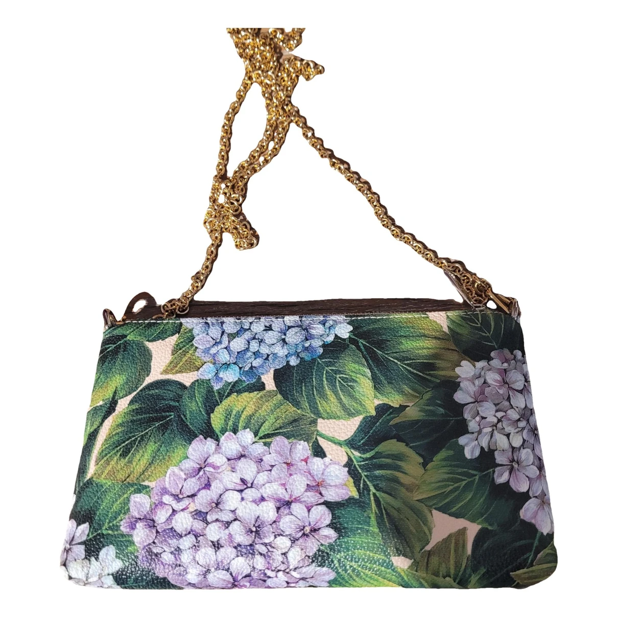 Pre-owned Dolce & Gabbana Leather Clutch Bag In Multicolour