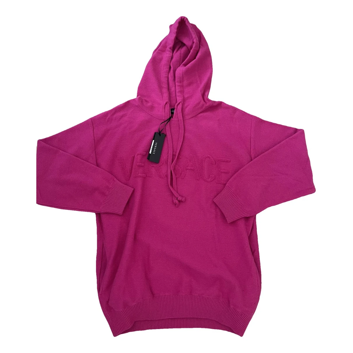 Pre-owned Versace Cashmere Jumper In Pink