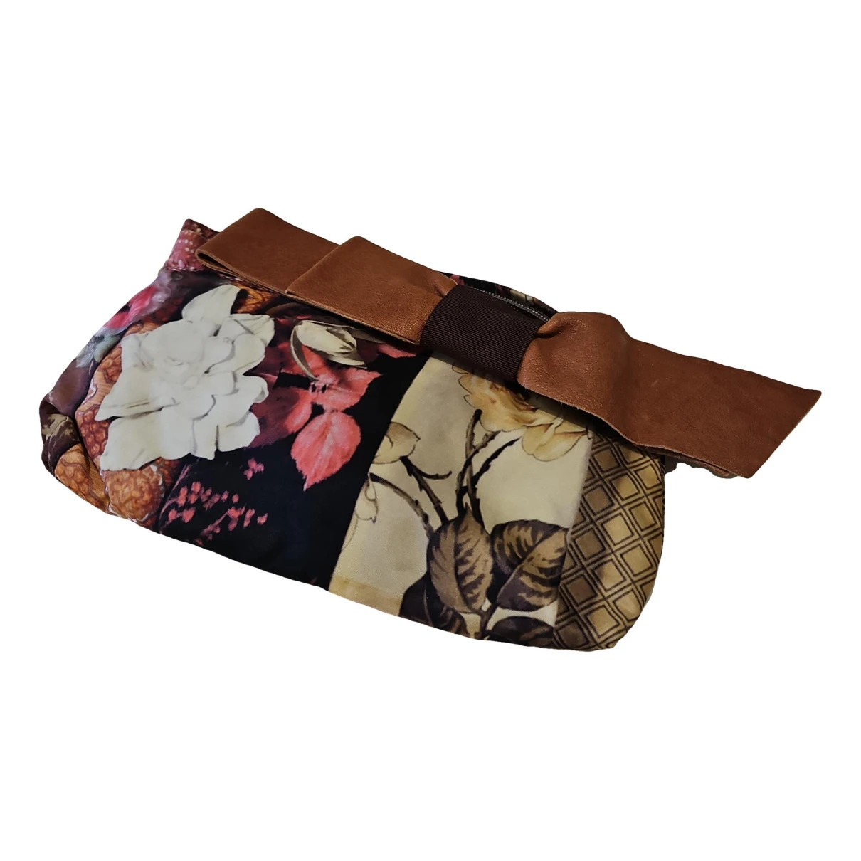 Pre-owned Maliparmi Cloth Clutch Bag In Multicolour