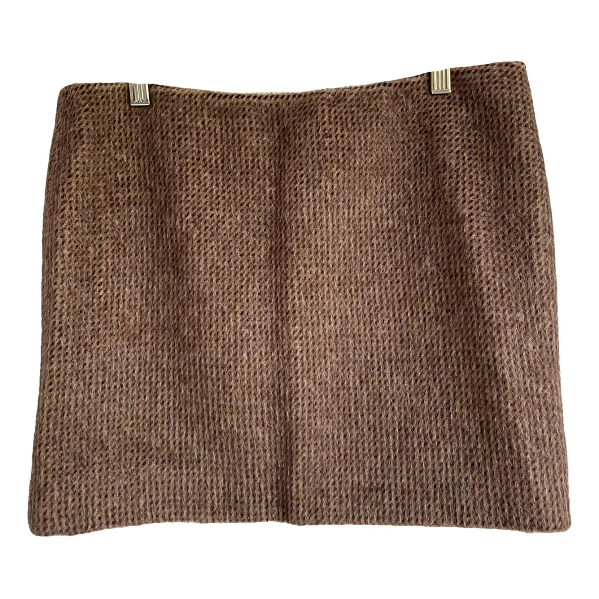 Pre-owned Prada Wool Mini Skirt In Other