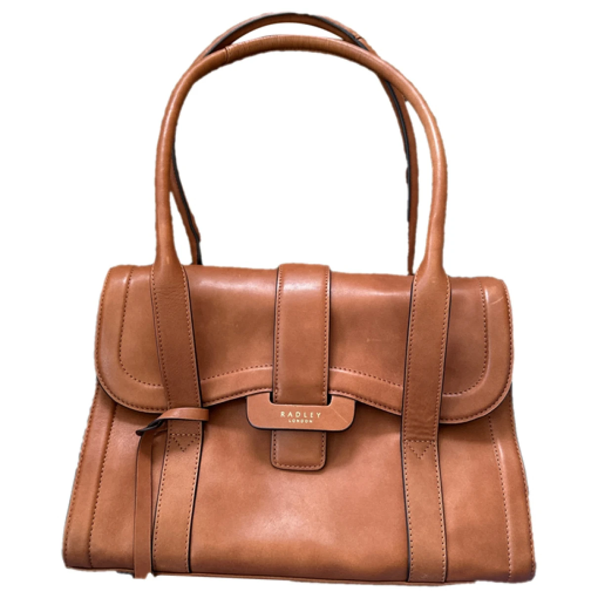 Pre-owned Radley London Leather Handbag In Camel