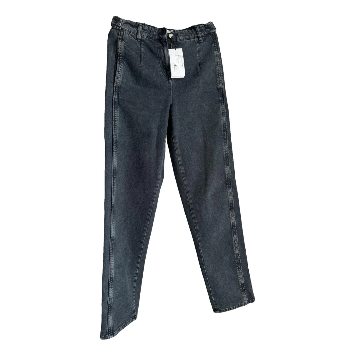 Pre-owned Iro Straight Jeans In Grey