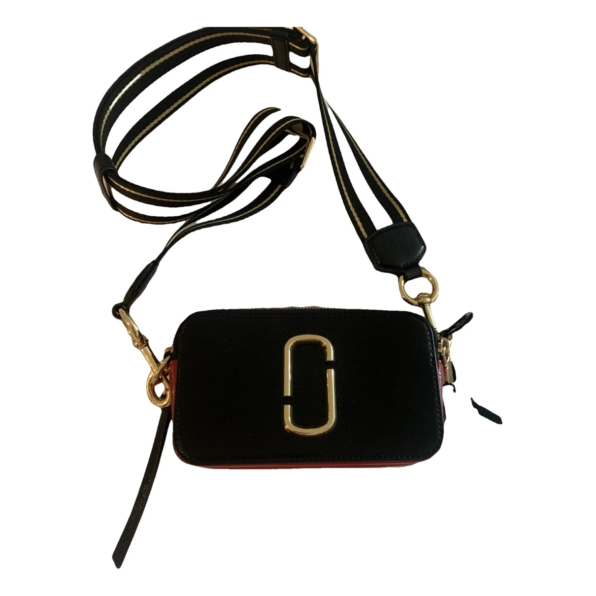 Pre-owned Marc Jacobs Snapshot Leather Crossbody Bag In Multicolour