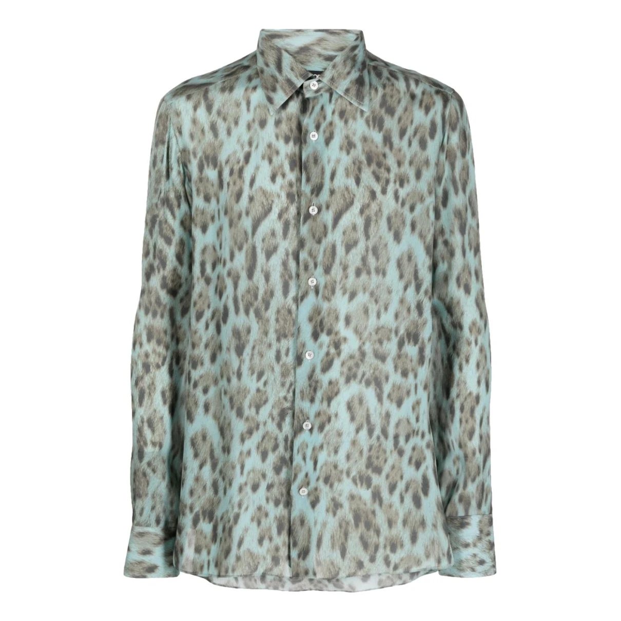 Pre-owned Tom Ford Silk Shirt In Green