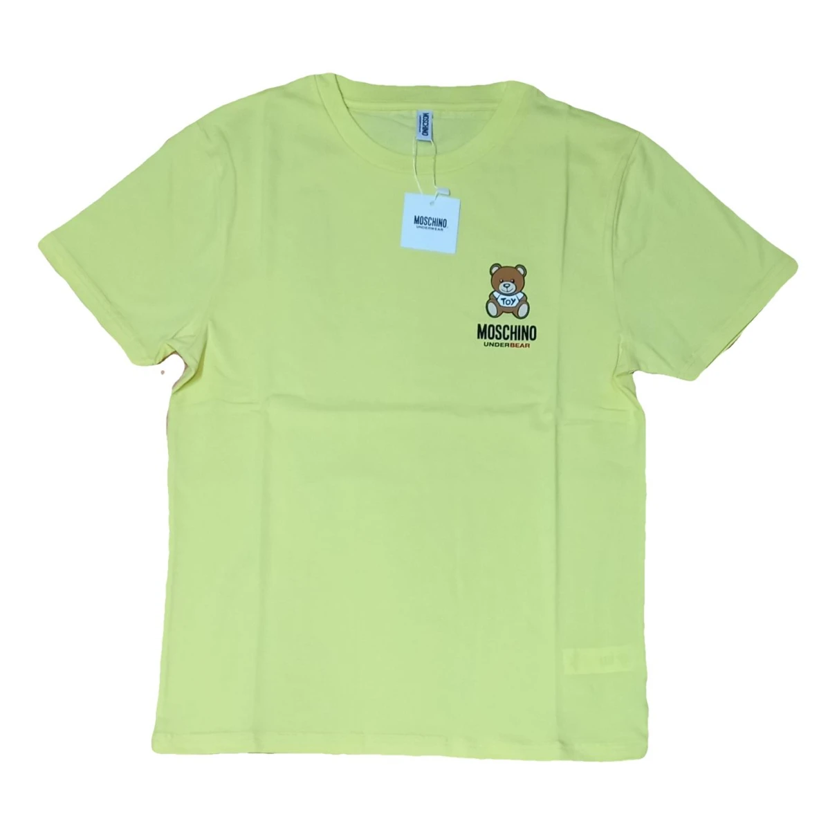 Pre-owned Moschino T-shirt In Yellow