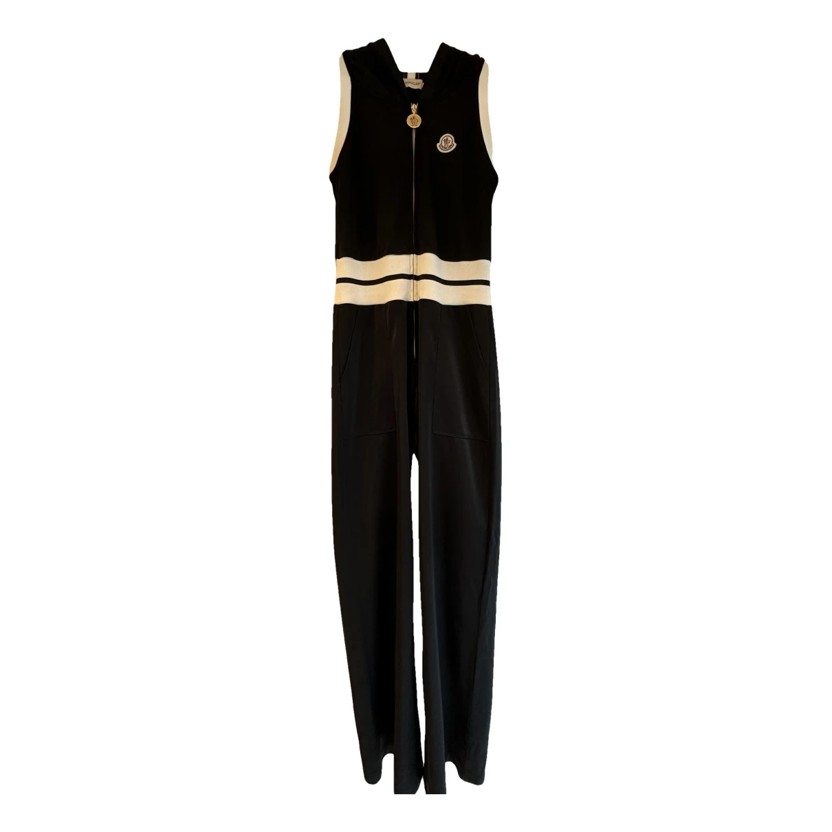 Pre-owned Moncler Jumpsuit In Black