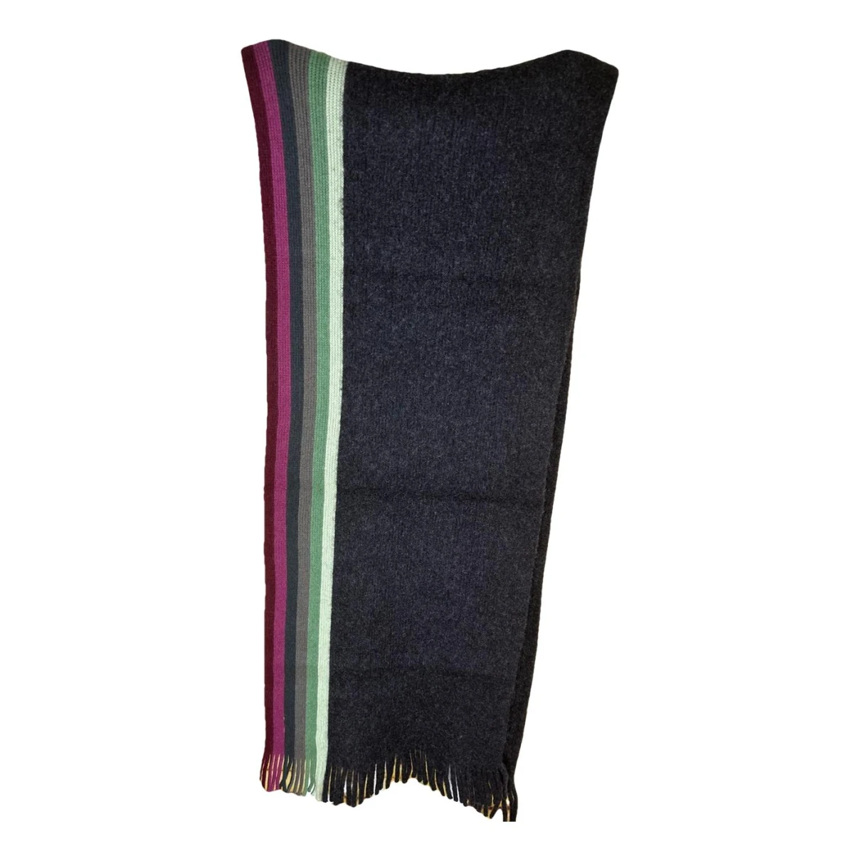 Pre-owned Paul Smith Cashmere Scarf & Pocket Square In Multicolour