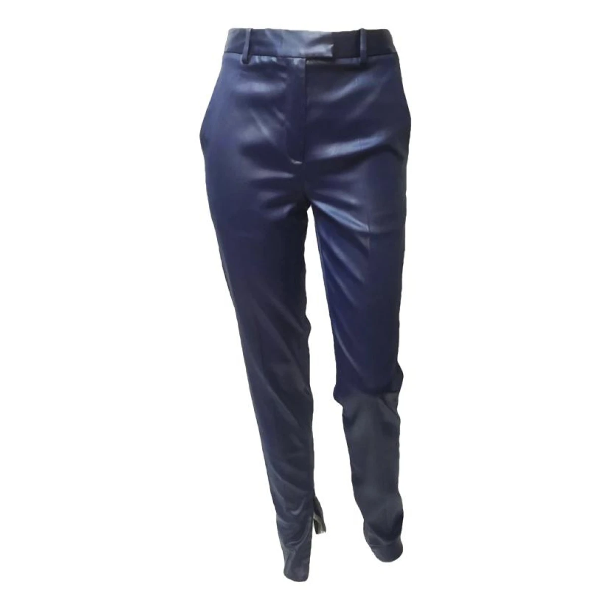 Pre-owned Vionnet Carot Pants In Blue