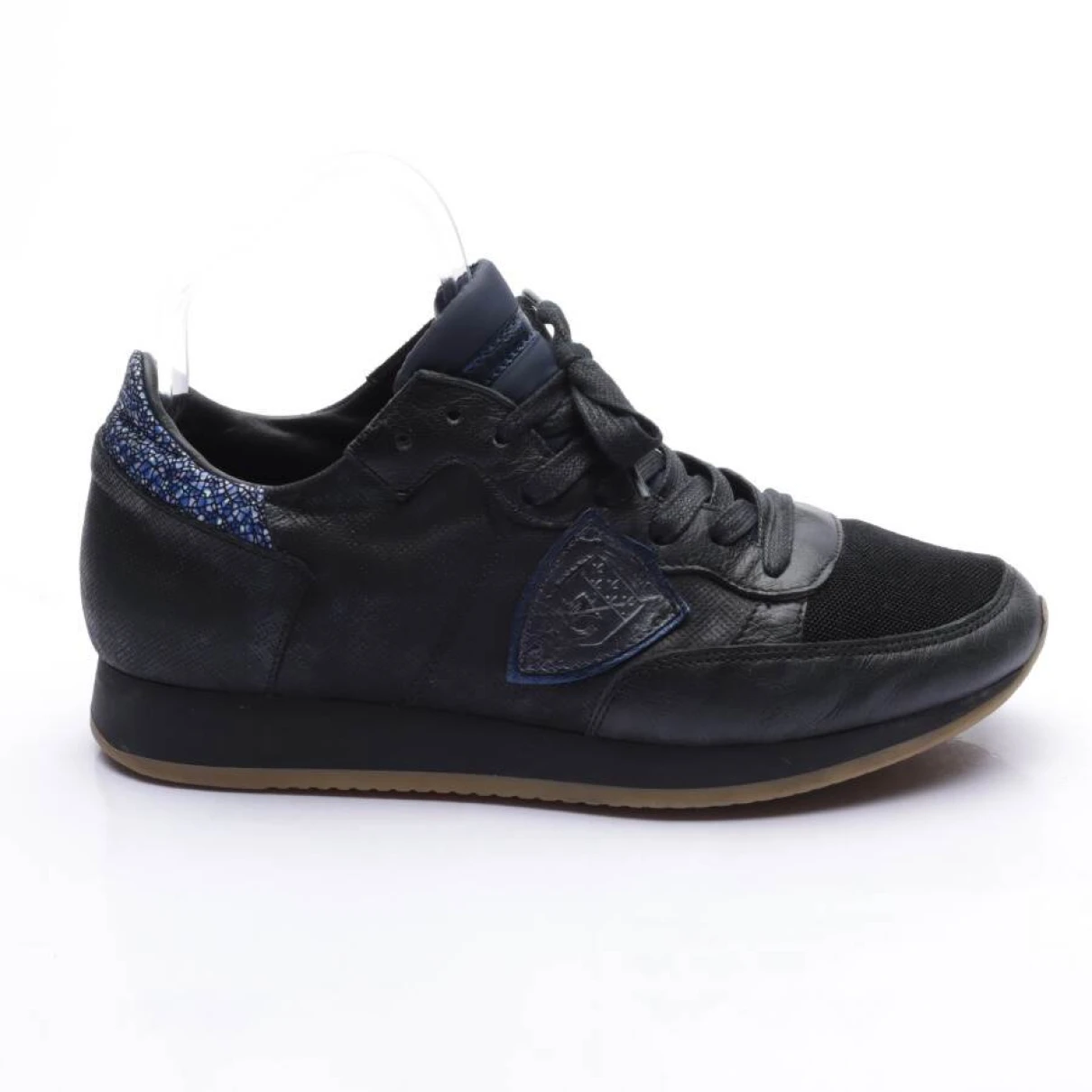 Pre-owned Philippe Model Leather High Trainers In Blue