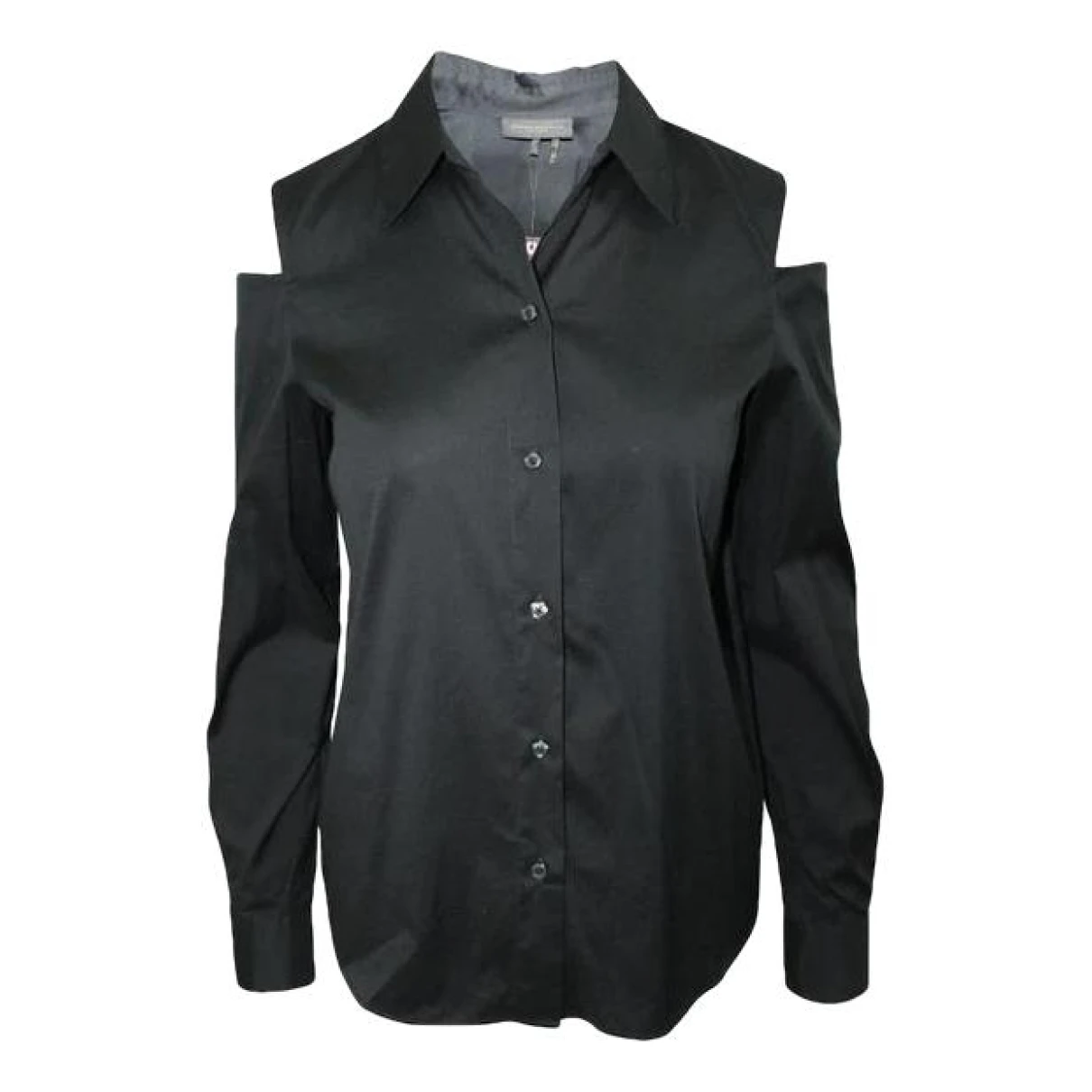 Pre-owned Donna Karan Shirt In Black