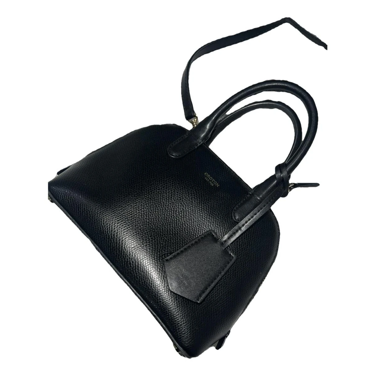 Pre-owned Oroton Leather Crossbody Bag In Black