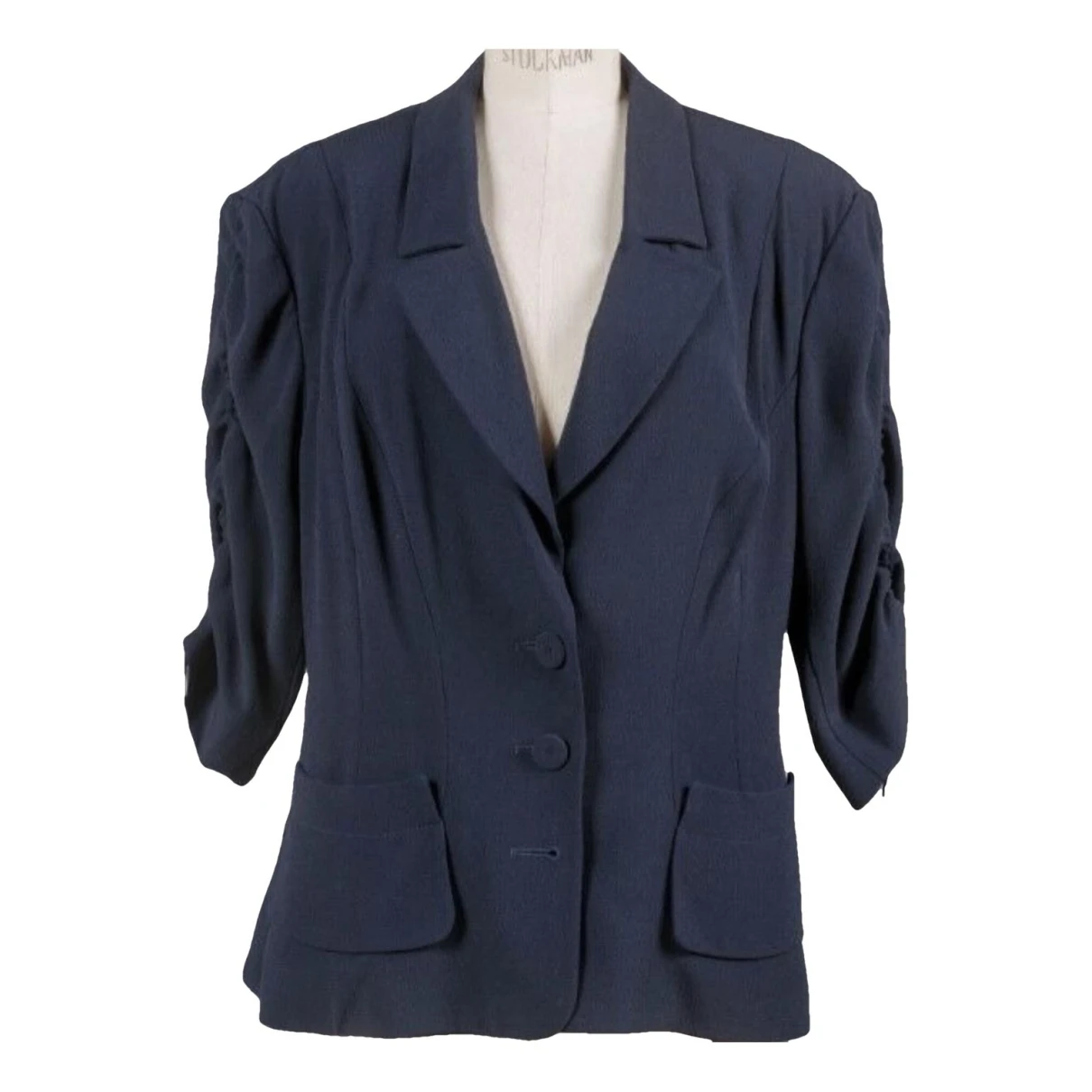 Pre-owned Christian Lacroix Silk Jacket In Blue