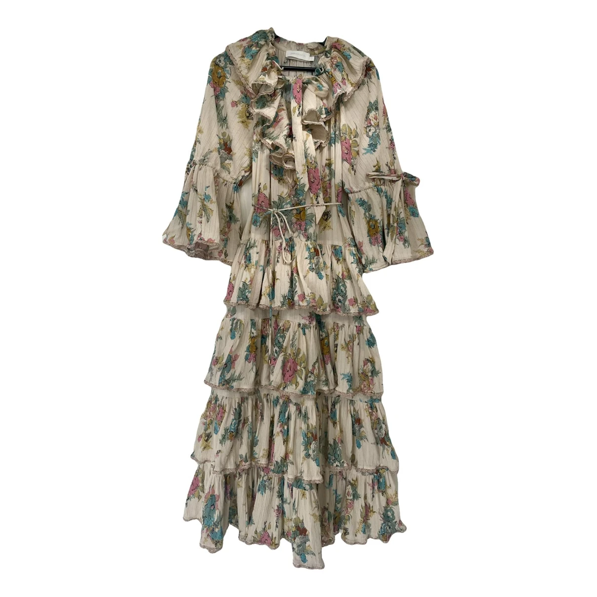 Pre-owned Zimmermann Maxi Dress In Multicolour