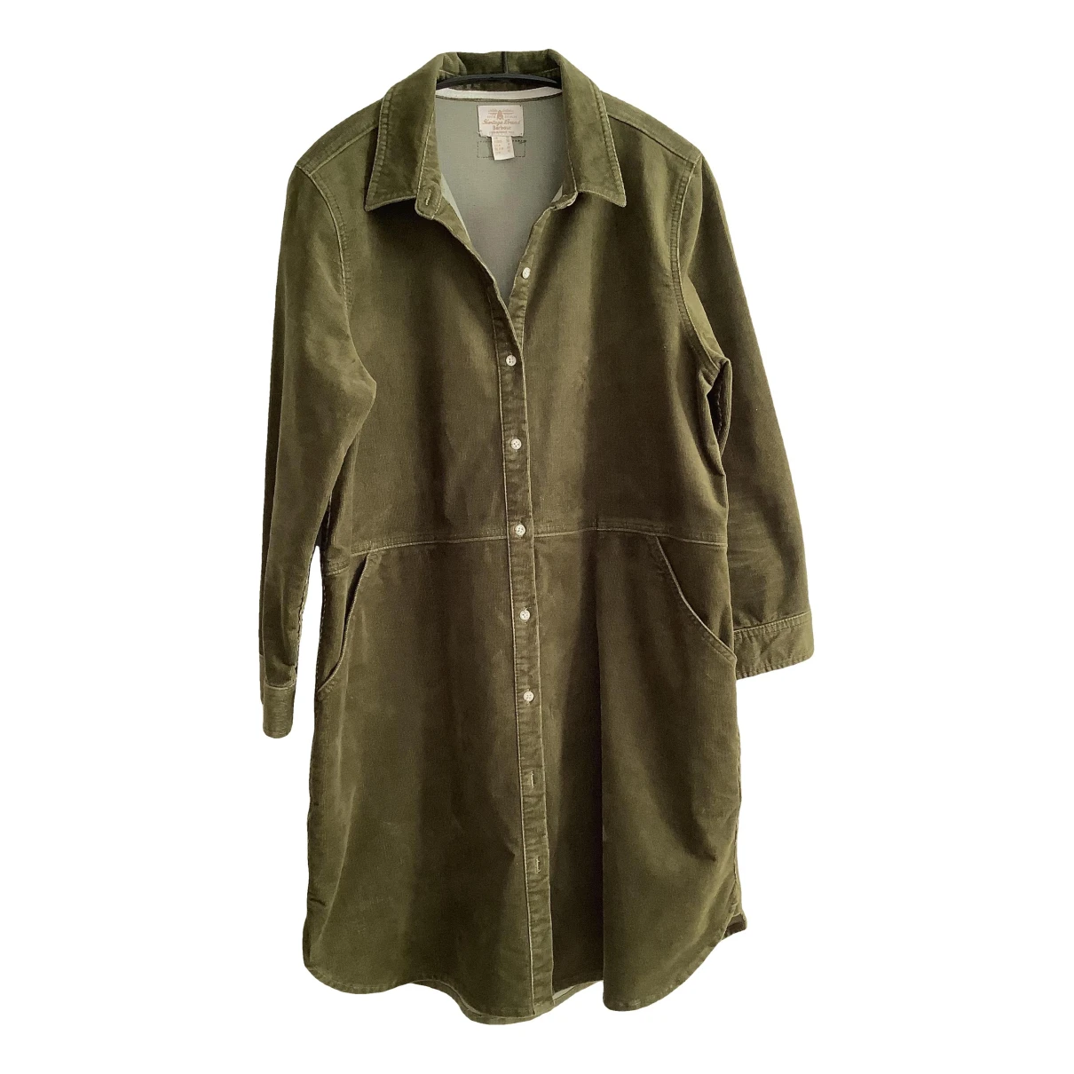Pre-owned Barbour Dress In Green
