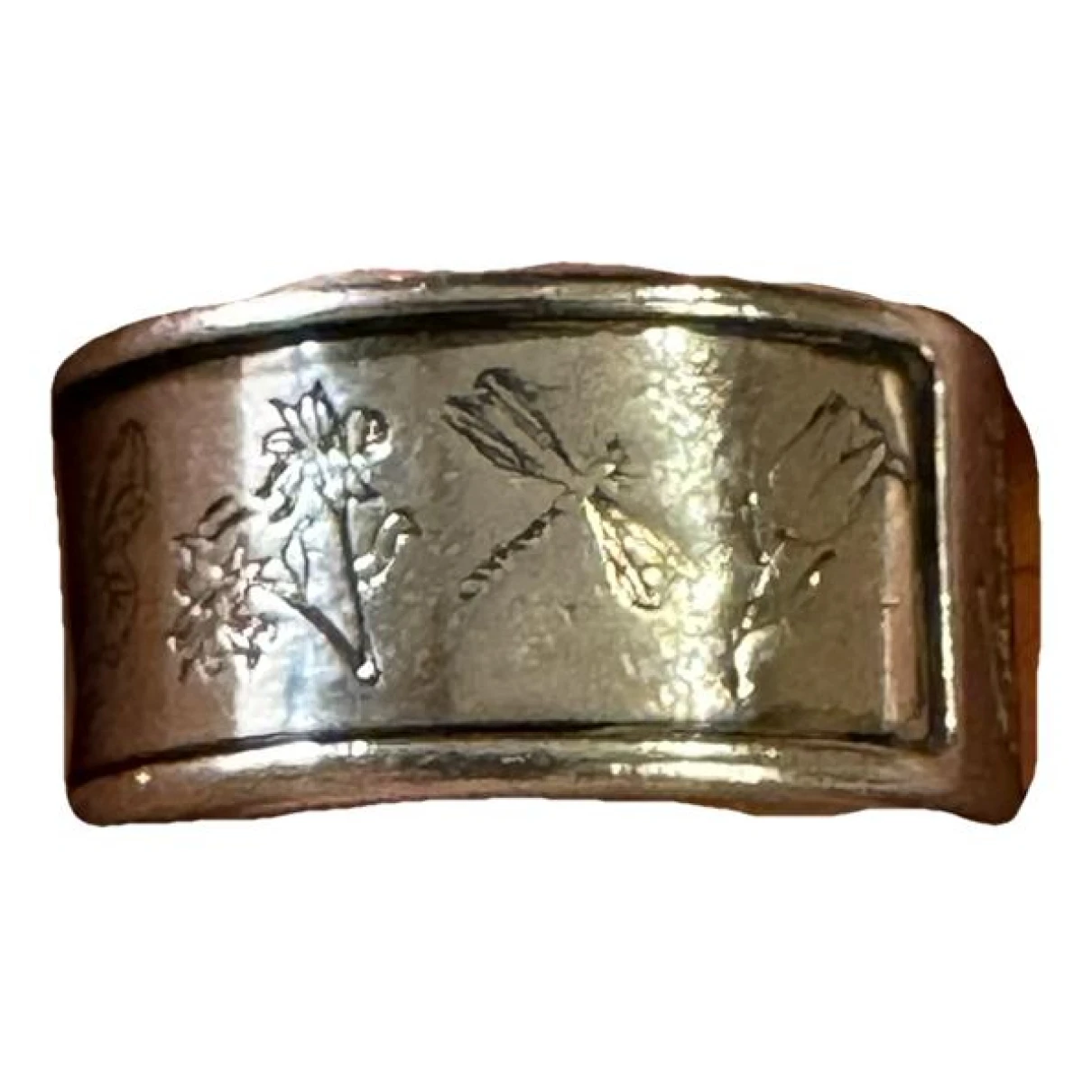 Pre-owned Gucci Silver Ring