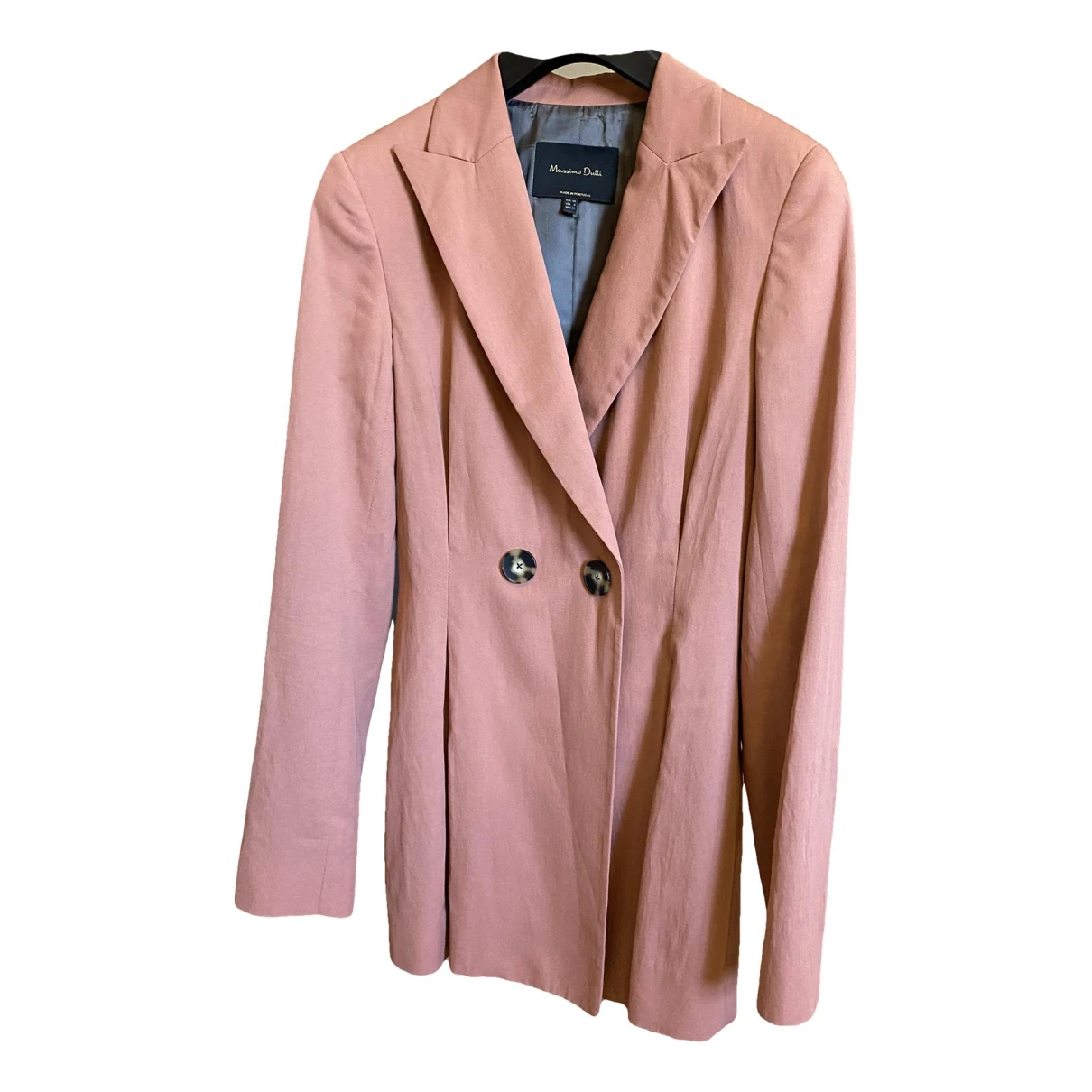 Pre-owned Massimo Dutti Suit Jacket In Pink