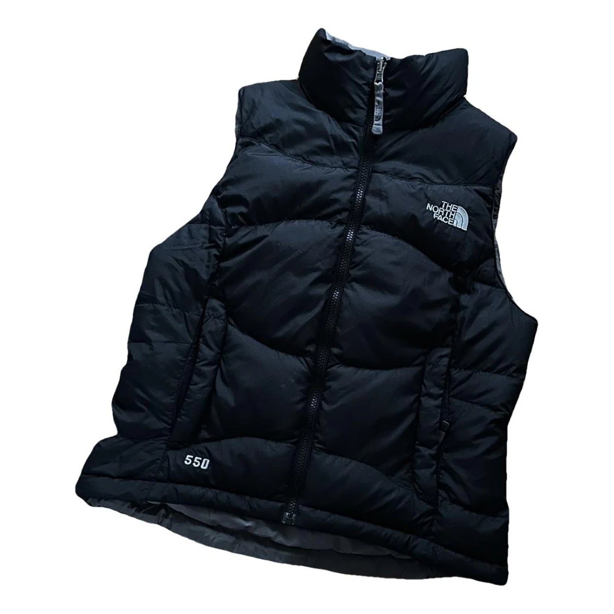 Pre-owned The North Face Short Vest In Black