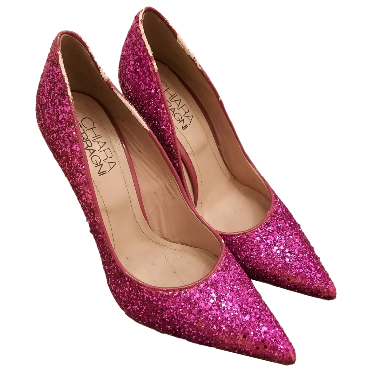 Pre-owned Chiara Ferragni Leather Heels In Pink