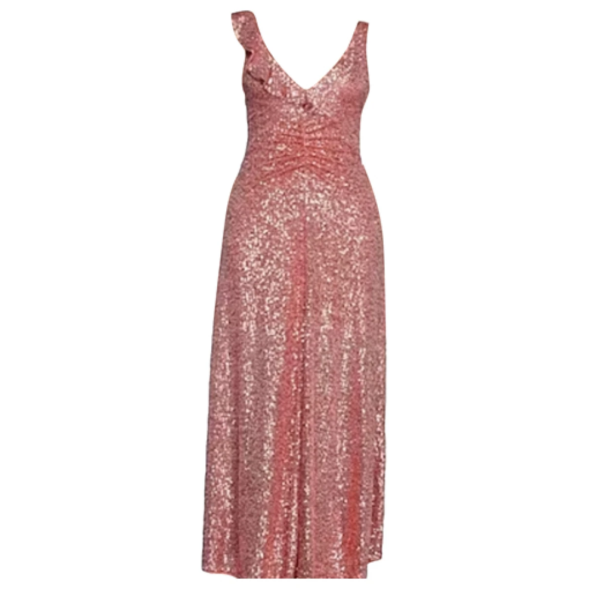 Pre-owned Pinko Maxi Dress In Pink