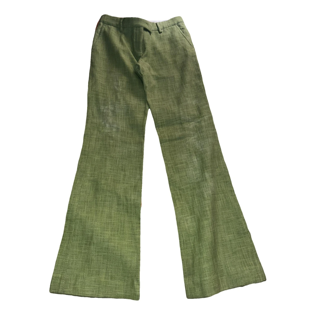 Pre-owned True Royal Straight Pants In Green