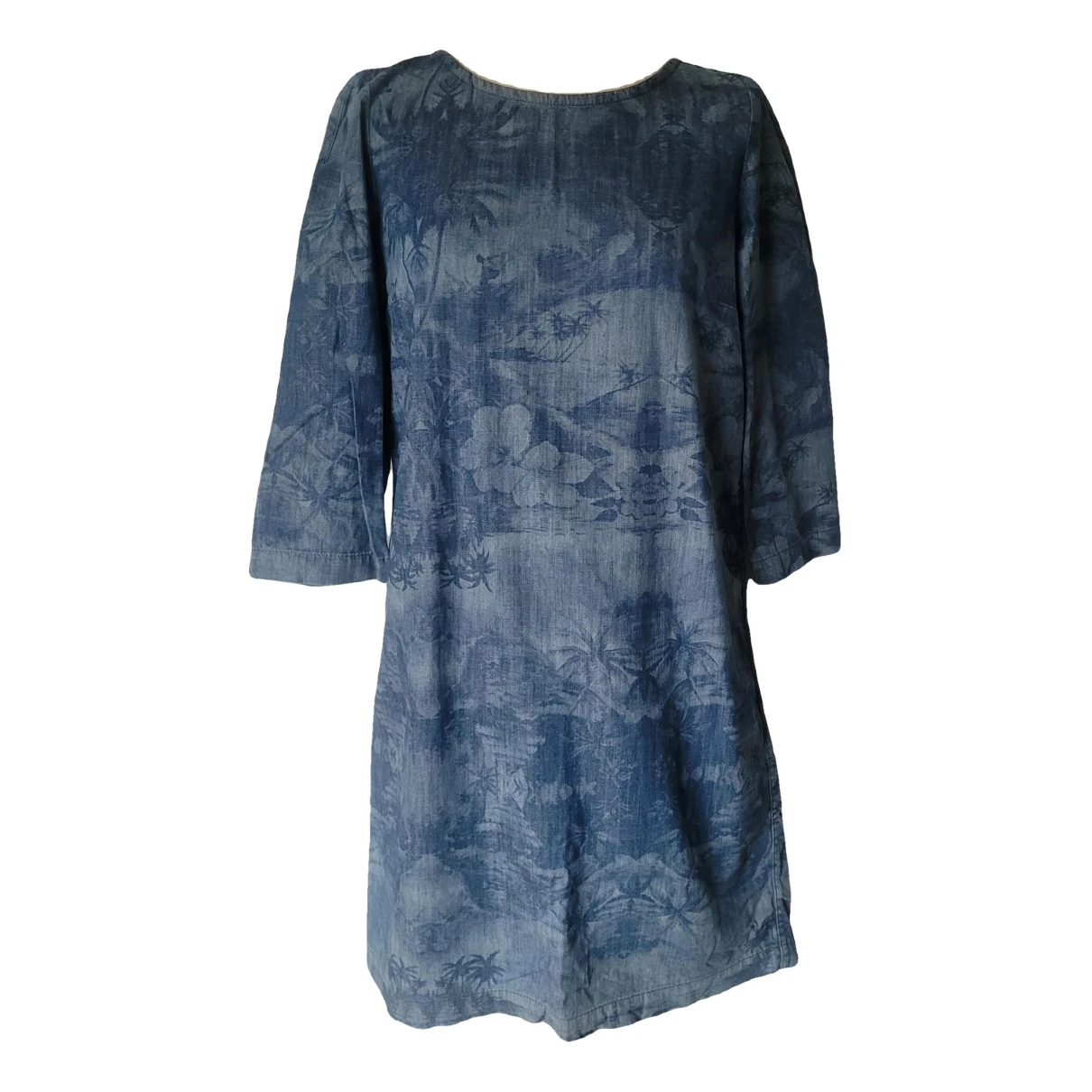 Pre-owned Stella Mccartney Mini Dress In Blue
