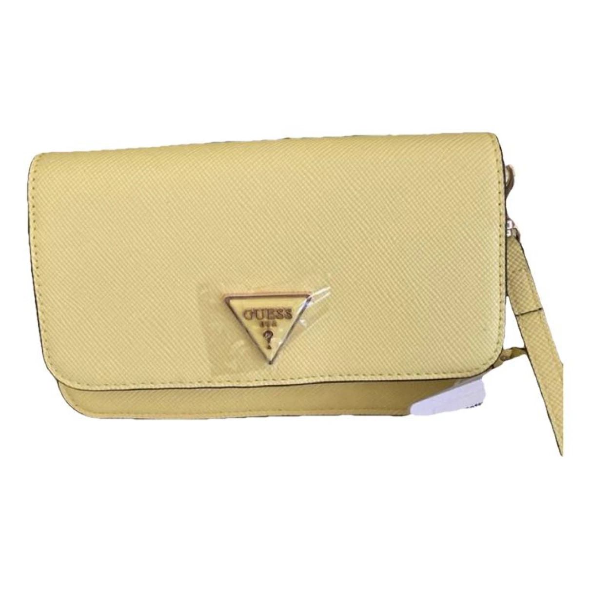 Pre-owned Guess Crossbody Bag In Yellow