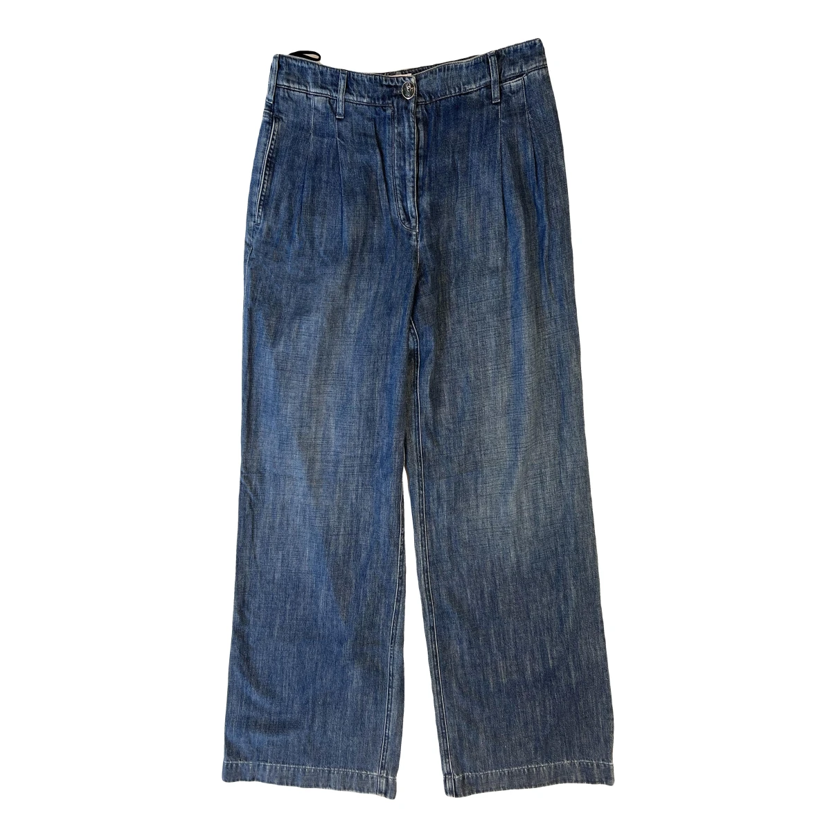 Pre-owned Chanel Large Jeans In Blue